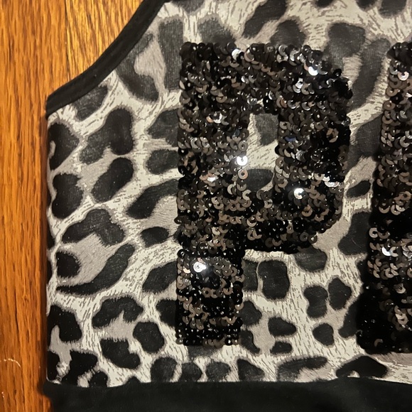 PINK Victoria’s Secret Racerback Sequined Tank - Picture 2 of 4